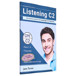 预售 Listening C2 Six practice tests for Cambridge C2 Proficiency 听力提升 剑桥CPE考试C2等级模拟练习测试2022【中商原版】
