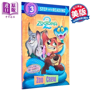 into Disney 迪士尼 Step 进口书 兰登阅读进阶3 儿童分级阅读 Reading 疯狂动物城2 Zootopia 中商原版 英文原版