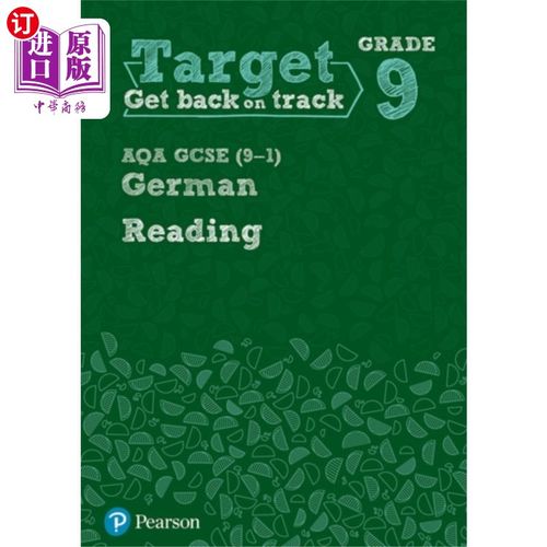 海外直订Target Grade 9 Reading AQA GCSE (9-1) German Wor... 目标9年级阅读AQA GCSE(9-1)德语练习册