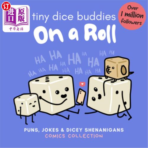 海外直订Tiny Dice Buddies - On a Roll: Puns, Jokes and Dicey Shenanigans Comics Collecti 小骰子伙伴-在一个滚动：双