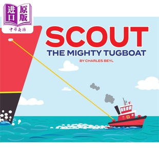 进口英文原版 the 中商原版 儿童绘本 童书 小拖船 Tugboat Mighty Scout 现货