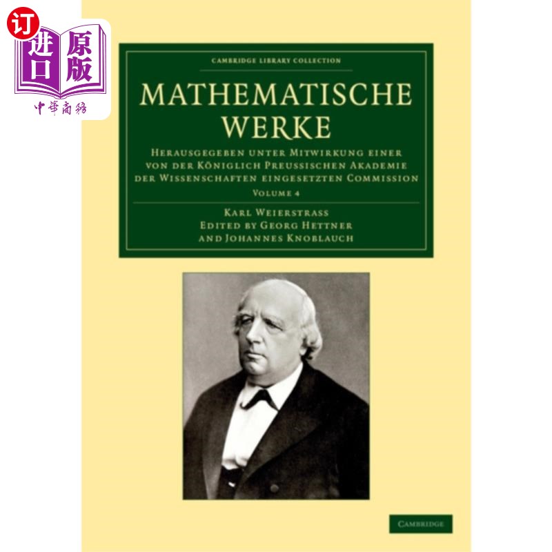 海外直订德语 Mathematische Werke 数学作品