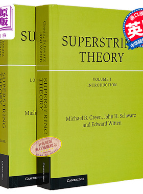 超弦理论 5周年纪念版合集Superstring Theory 25th Anniversary Edition V2 英文原版 剑桥大学【中商原版】