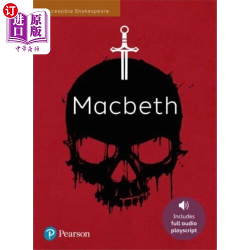 海外直订Macbeth: Accessible Shakespeare (playscript and ... 《麦克白:易读的莎士比亚》(剧本和音频)