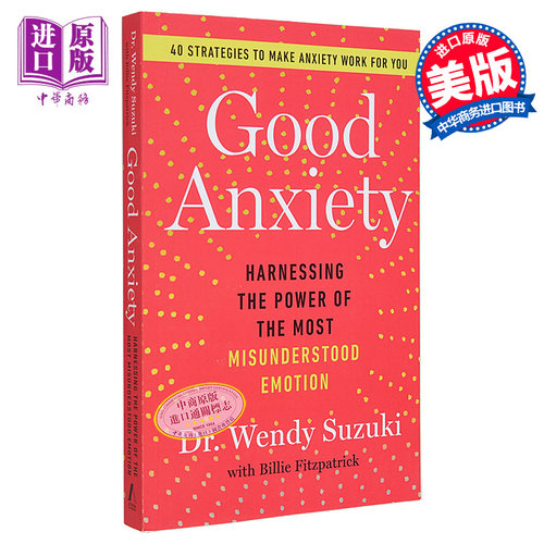 良好的焦虑 利用容易被误解的情绪力量 Good Anxiety 英文原版 Wendy Suzuki 控制焦虑 改变游戏规则【中商原版】