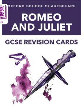 海外直订Oxford School Shakespeare GCSE Romeo & Juliet Re... 牛津学院莎士比亚GCSE《罗密欧与朱丽叶》复习卡