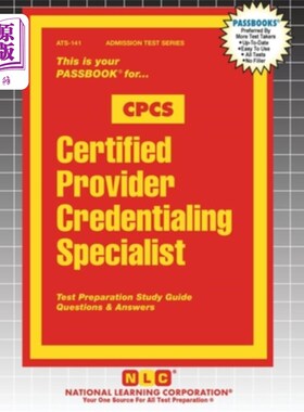 海外直订Certified Provider Credentialing Specialist (CPCS) 认证提供者认证专家（CPCS）