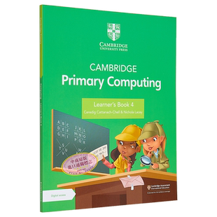 现货 NEW Cambridge Primary Computing Learners Book 4 新版剑桥小学计算机学生书4 附电子版 1年【中商原版】
