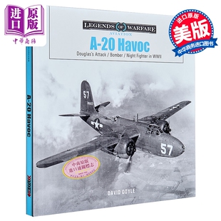 A20 Havoc 中商原版 道格拉斯二战攻击轰炸机 Doyle 夜间战斗机 David A20浩劫 英文原版