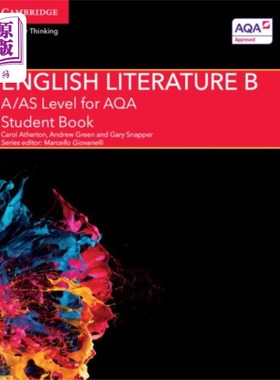 海外直订A/AS Level English Literature B for AQA Student Book A/AS英语文学B级AQA学生用书