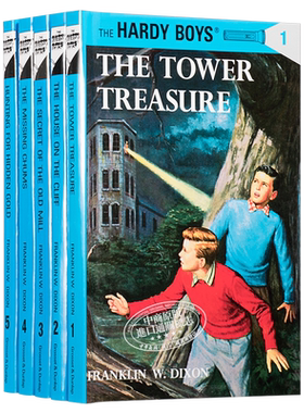 预售 The Hardy Boys Starter Set Franklin W.Dixon 英文原版 哈迪男孩（1-5套装）【中商原版】