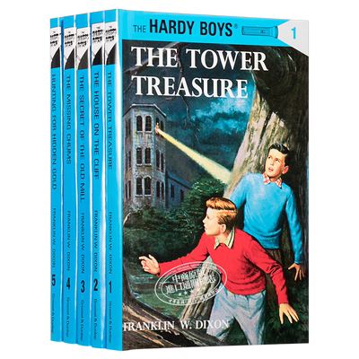 预售 The Hardy Boys Starter Set Franklin W.Dixon 英文原版 哈迪男孩（1-5套装）【中商原版】