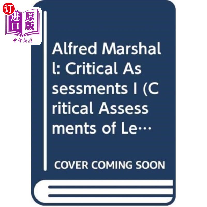 海外直订Alfred Marshall 阿尔弗雷德·马歇尔