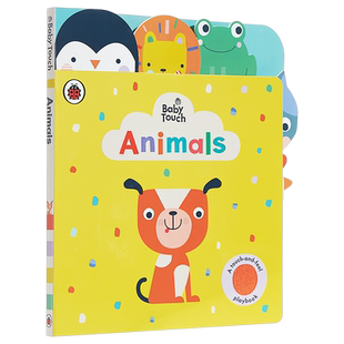Ladybird Baby Touch Animals 瓢虫触摸书 动物 英文原版 大开本触摸书0-3岁宝宝多元认知 开拓思维纸板书撕不烂 小瓢虫
