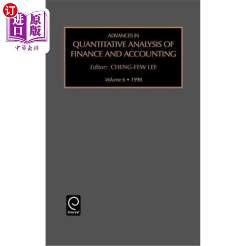 海外直订Advances in Quantitative Analysis of Finance and Accounting 财务会计定量分析的进展