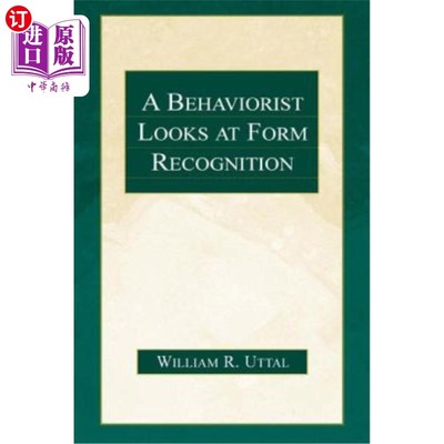 海外直订A Behaviorist Looks at Form Recognition 行为主义者着眼于形式识别