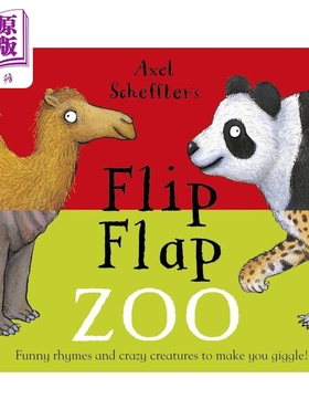 趣趣翻页 动物园 Axel Scheffler's Flip Flap Zoo 英文原版 儿童纸板书 动物绘本图画书 进口 Axel Scheffler【中商原版】