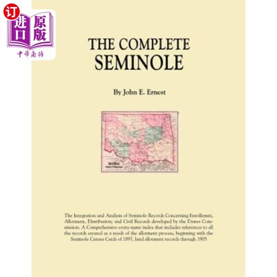 海外直订Complete Seminole 完整的塞米诺尔