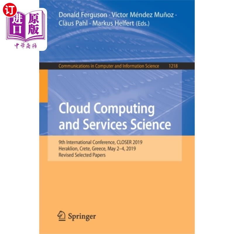 海外直订Cloud Computing and Services Science 云计算与服务科学