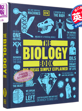 预售 人类思想百科丛书 DK 生物学百科全书 英文原版 DK Big Ideas The Biology Book