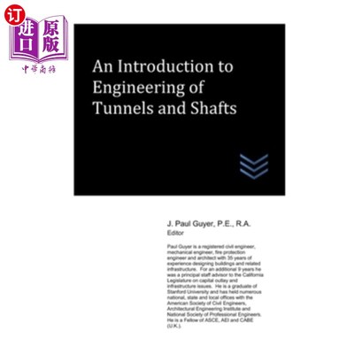 海外直订An Introduction to Engineering of Tunnels and Shafts 隧道与竖井工程导论