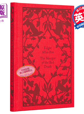 企鹅小布纹经典系列秋季 爱伦坡 红死魔的面具 布面精装 英文原版 The Masque of the Red Death Edgar Allan Poe经典文学中?