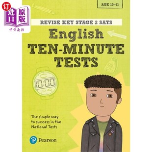 Pearson 2023年和2024年sat英语10分钟考试关键阶 Stage English SATs Key revision 海外直订Pearson Minut... REVISE