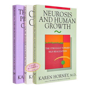 卡伦霍妮代表作三本套装 社会心理学 神经症与人的成长 我们内心的冲突 我们时代的神经症人格 英文原版 Karen Horney【中商?