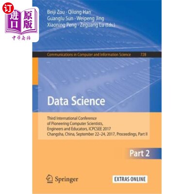 海外直订Data Science: Third International Conference of Pioneering Computer Scientists,  数据科学：第三届计算机科学