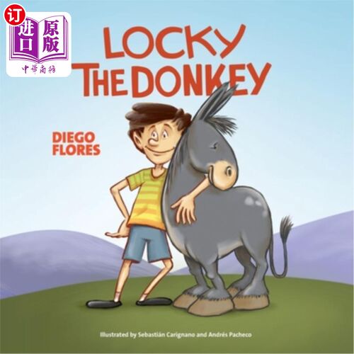 海外直订Locky the donkey 驴子洛克