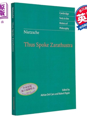 预售 尼采 查拉图斯特拉如是说 剑桥哲学史经典文本 Nietzsche Thus Spoke Zarathustra 英文原版 Robert Pippin【中商原版】