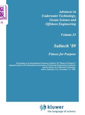 海外直订Subtech '89: Fitness for Purpose Subtech'89：适用性