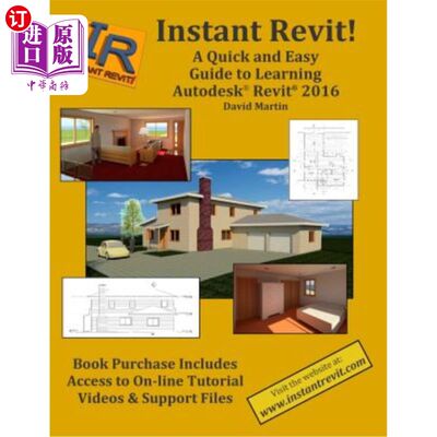 海外直订Instant Revit!: A Quick and Easy Guide to Learning Autodesk(R) Revit(R) 2016 即时revit！：快速简便地学习Aut