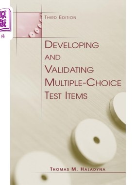 海外直订Developing and Validating Multiple-choice Test I... 开发和验证多项选择题