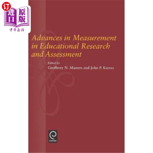 海外直订Advances in Measurement in Educational Research and Assessment 教育研究与评价中的计量研究进展