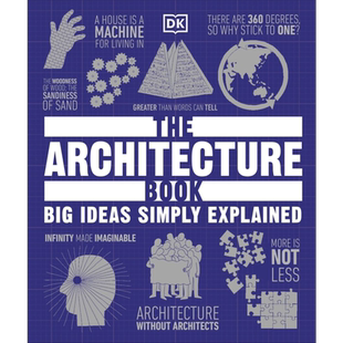 预售 【DK艺术系列】The Architecture Book 进口艺术 DK建筑之书 思想百科丛书系列 建筑设计历史知识【中商原版】