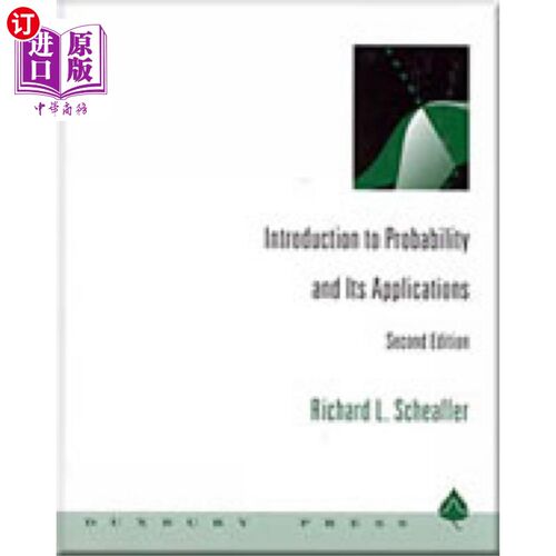 海外直订Introduction to Probability and Its Applications 概率论及其应用