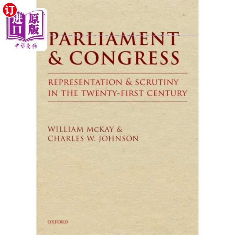 海外直订Parliament and Congress 议会和国会