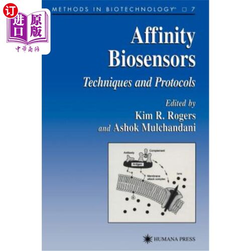 海外直订医药图书Affinity Biosensors: Techniques and Protocols 亲和生物传感器：技术和协议