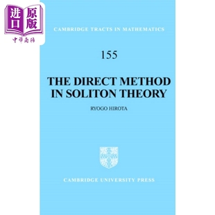 马尔可夫链孤子理论中 中商原版 Method 剑桥数学专业系列 广田良吾 英文原版 直接法 Theory 现货 The Soliton Direct