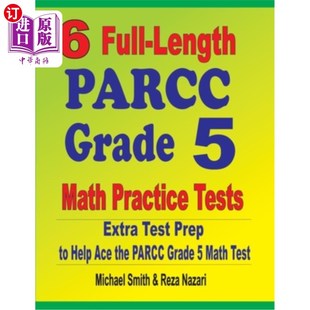 Math Help Full Practice PARCC Ace Tests the Test Grade Prep Length 海外直订6 6个完整 Extra
