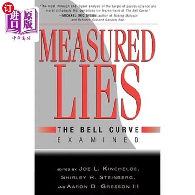海外直订Measured Lies: The Bell Curve Examined 测量谎言：检验钟形曲线