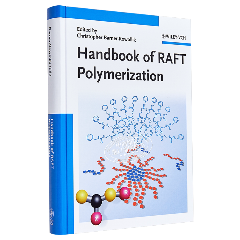 现货 断裂链转移聚合手册 Handbook Of Raft Polymerization 英文原版 Barner Kowollik 材料科学应用 化学【中商原版】