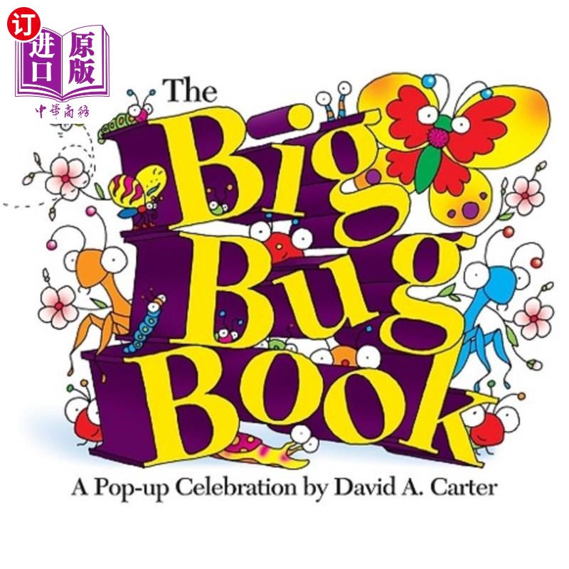 海外直订The Big Bug Book: A Pop-Up Celebration by David A. Carter 大虫书:一个弹出式庆祝大卫A卡特