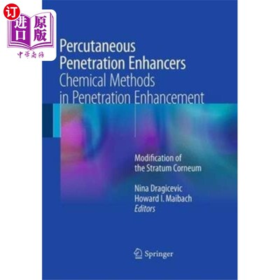 海外直订医药图书Percutaneous Penetration Enhancers Chemical Meth... 经皮渗透增强剂渗透增强的化学方法