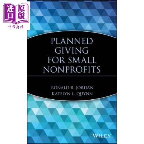 现货 Planned Giving For Small Nonprofits【中商原版】