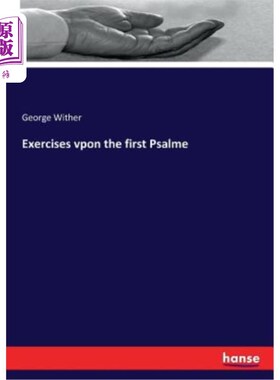 海外直订Exercises vpon the first Psalme 练习vpon第一个诗篇