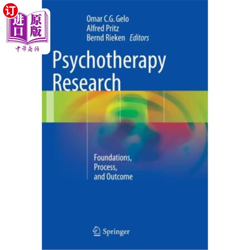 海外直订医药图书Psychotherapy Research: Foundations, Process, and Outcome 心理治疗研究：基础、过程和结果