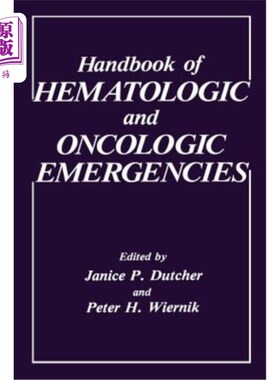 海外直订医药图书Handbook of Hematologic and Oncologic Emergencies 血液和肿瘤急诊手册