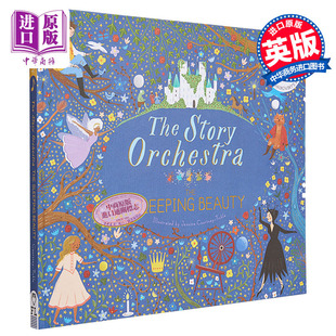古典乐发声书绘本 Sleeping 故事管弦乐队睡美人 柴可夫斯基 Tchaikovsky Orchestra Beauty 中商原版 The 音乐童话 Story